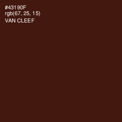 #43190F - Van Cleef Color Image